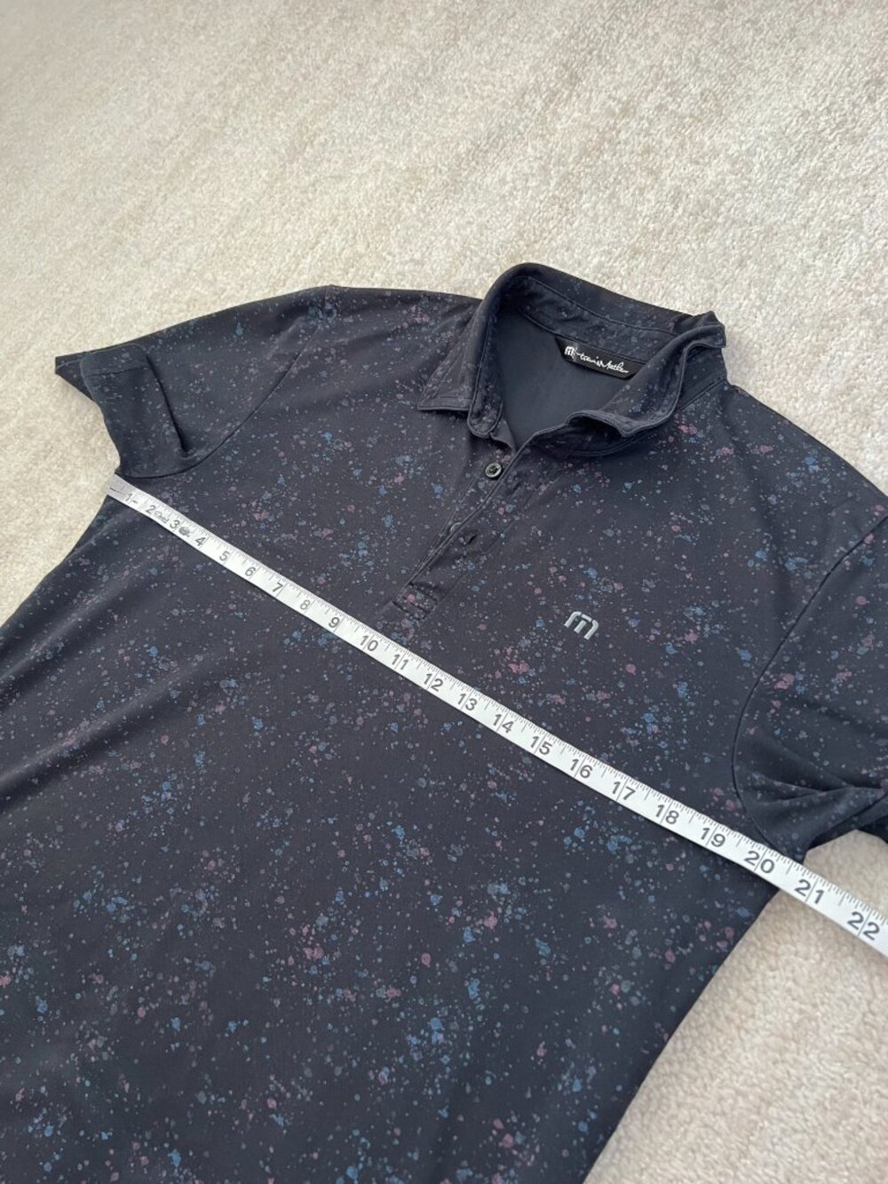 Travis Mathew Cotton Short Sleeve Polo Shirt Top M - Picture 6 of 8